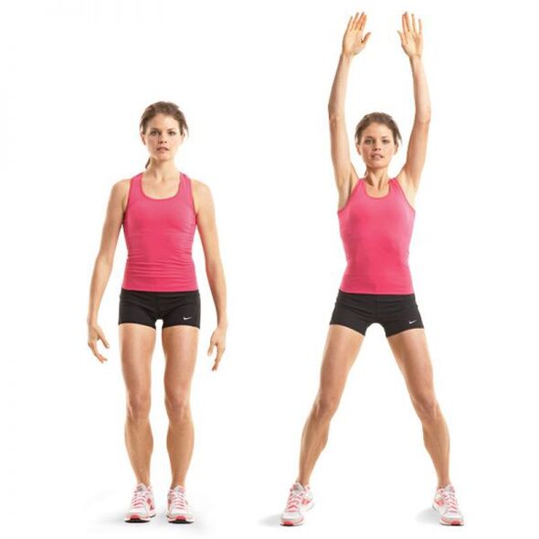 Exercice pour chaud-up