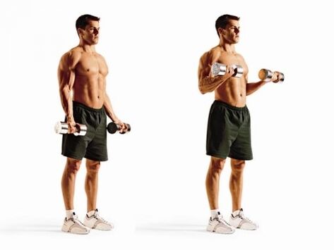 Curls de biceps pour perdre du poids